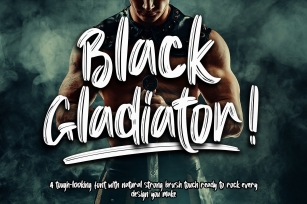 Black Gladiator Font Download