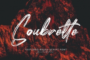 Soubrette - Textured Brush Font Font Download