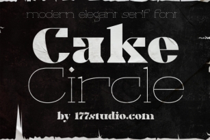 Cake Circle Font Download