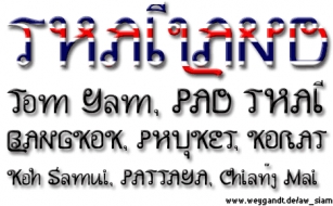 AW_Siam  English not Thai Font Download