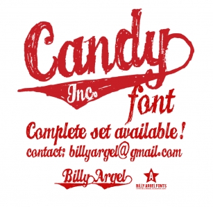 CANDY INC. Font Download