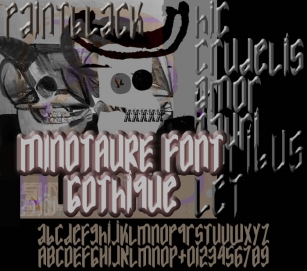 MINOTAURE Gothique Font Download