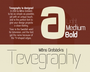 Tevegraphy Font Download