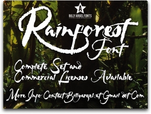 RAINFOREST Font Download