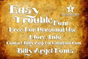 EASY TROUBLE Font Download