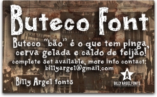 BUTECO Font Download