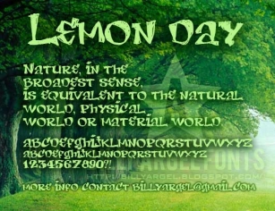 LEMON DAY Font Download