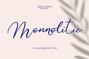 Monnolitic Font Download