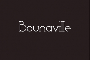 Bounaville Font Download