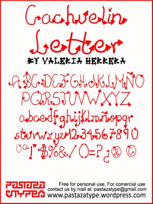 Cachuelin Letter Font Download