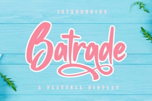 Batrade Font Download