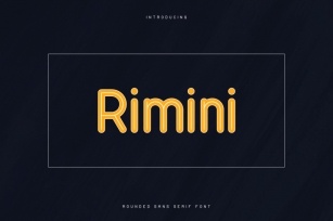 Rimini-Rounded Sans Serif font -50% Font Download