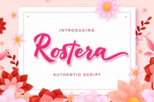 Rostera Font Download