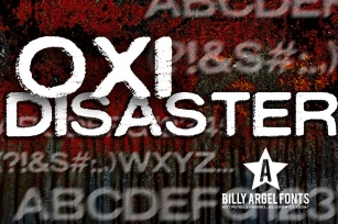 OXIDISASTER Font Download