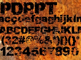 PDRPT Font Download