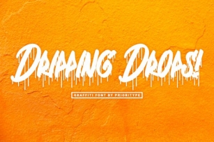 Dripping Drops Font Download