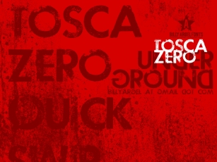 TOSCA ZERO Font Download