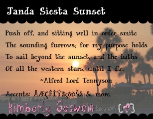 Janda Siesta Sunse Font Download