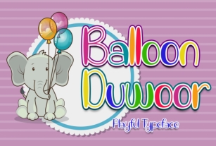 Balloon Duwoor Font Download