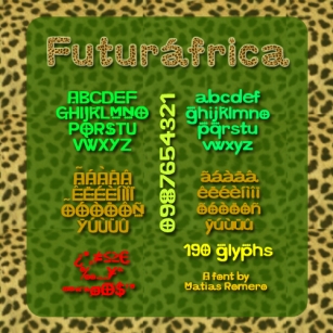 Futurafrica Font Download
