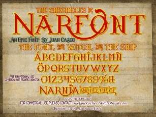 Narnf Font Download