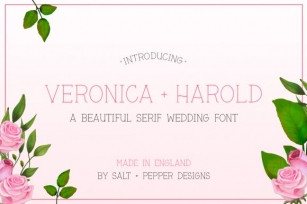 Veronica + Harold Font Download