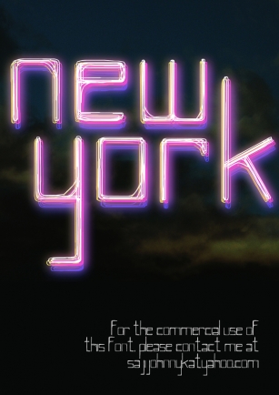 NEW YORK Font Download