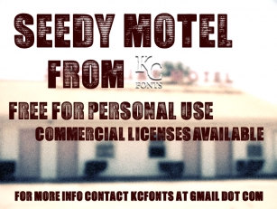 Seedy Motel Font Download