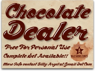 Chocolate Dealer Font Download