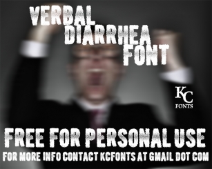 Verbal Diarrhea Font Download