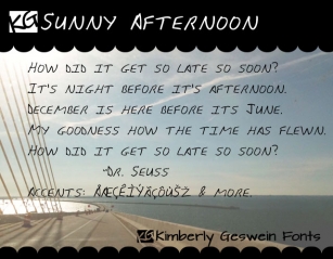 KG Sunny After Font Download