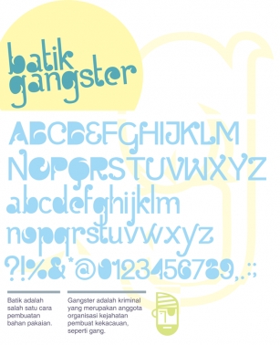 Batik Gangster Font Download