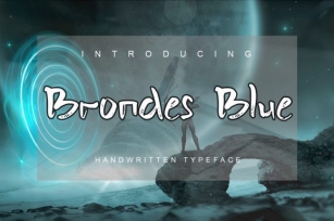 Brondes Blue Font Download