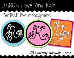 JANDA Love And Rai Font Download