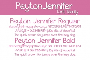 Peyton Jennifer Font Download