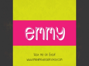 Emmy 3D Font Download