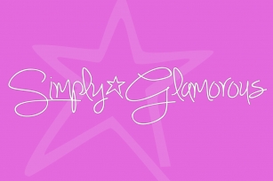 Simply Glamorous Font Download
