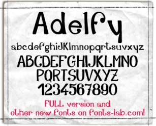 Adelfy_ Font Download