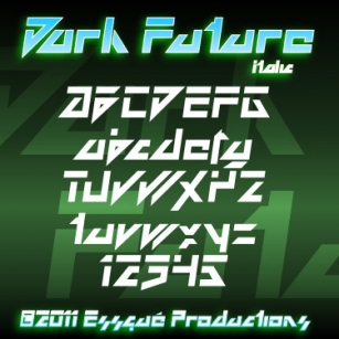 Dark Future Font Download