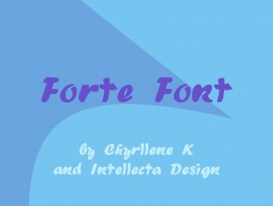 Forte Font Download