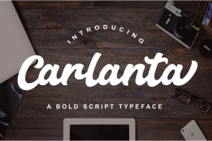 Carlanta Bold Script Font Download