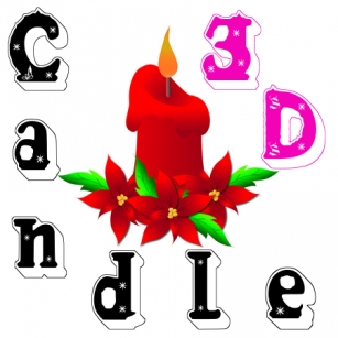 Candle3d Font Download