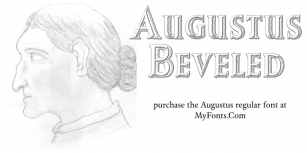 Augustus Beveled Font Download
