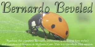 Bernardo Beveled Font Download