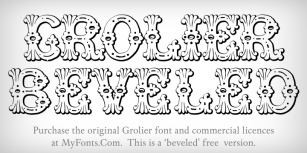 Grolier Beveled Font Download