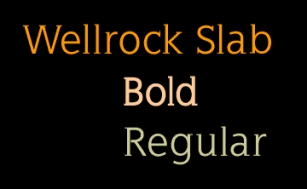WellrockSlab Font Download