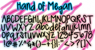 MeganHand Font Download