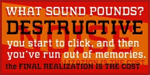 WHAT SOUND POUNDS? Font Download