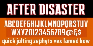 After Disaster Font Download