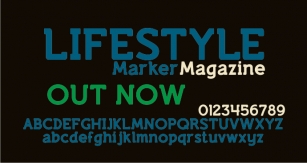 Lifestyle Marker M54 Font Download
